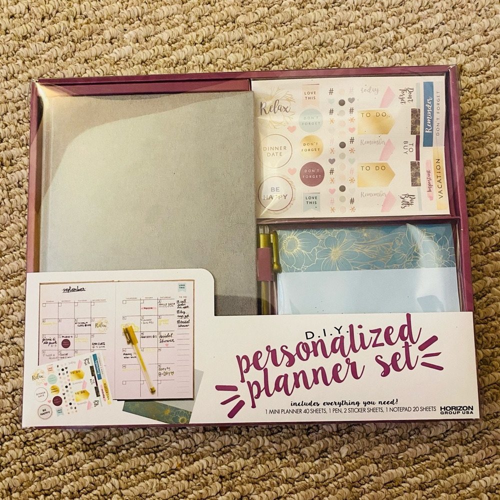 New Girl’s Personalized Planner Set